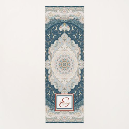 Antique Turkish Persian Carpet Rug Yoga Mat