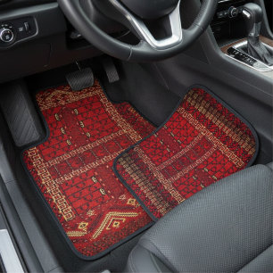 Antique Turkmen   rug design   - Car Floor Mats