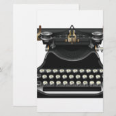 Antique Typewriter (Front/Back)