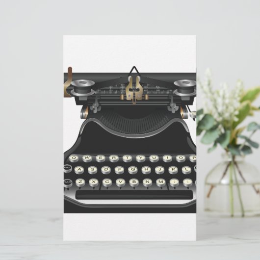 Antique Typewriter (Standing Front)