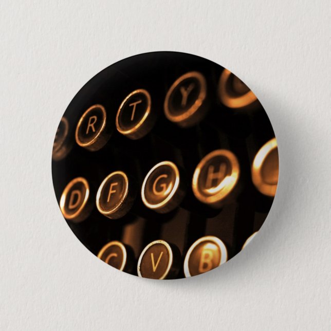 Antique typewriter keys button (Front)