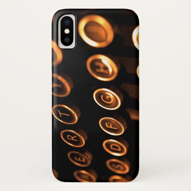 Antique typewriter keys Case-Mate iPhone case (Back)