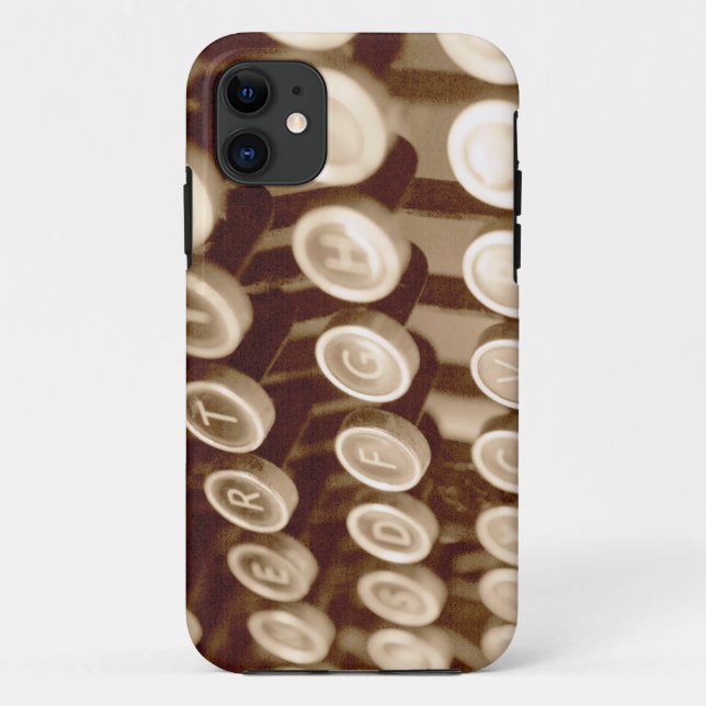 Antique typewriter keys Case-Mate iPhone case (Back)