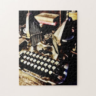 Antique Typewriter Oliver #9 Jigsaw Puzzle