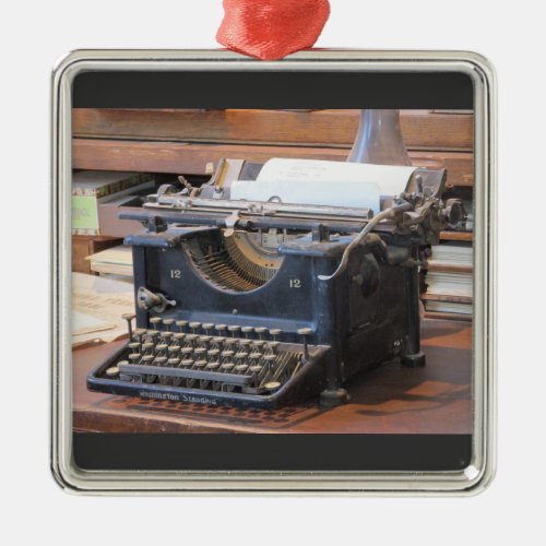 Antique Typewriter Ornament