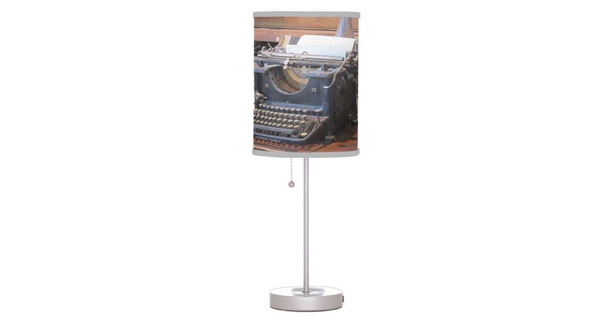 Antique Typewriter Table Lamp Zazzle