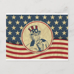 antique uncle sam postcard