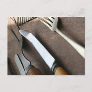 Antique Utensils Postcard