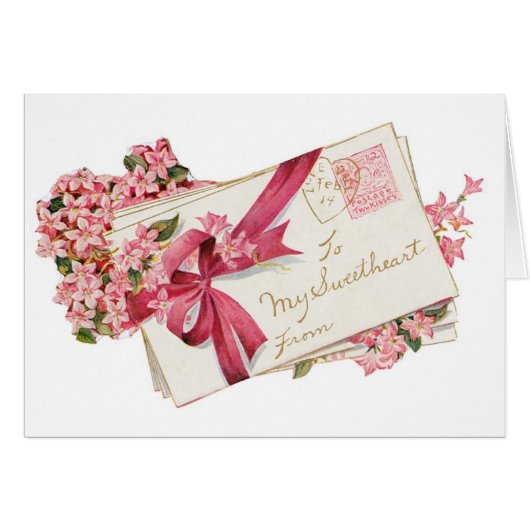 Antique Valentine Cards (Front Horizontal)