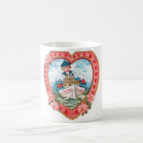 Antique Valentine Coffee Mug