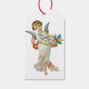Antique Valentine Cupid Gift Tags