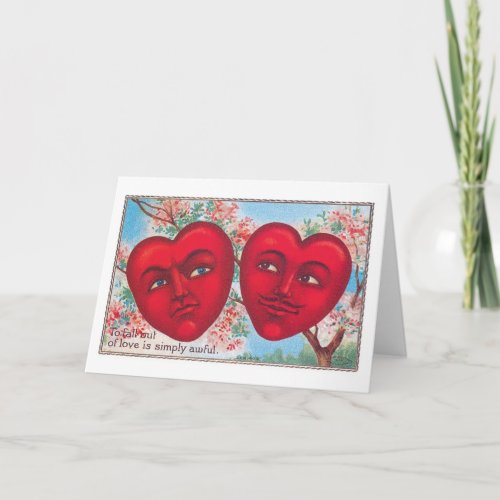 Antique Valentine Holiday Card