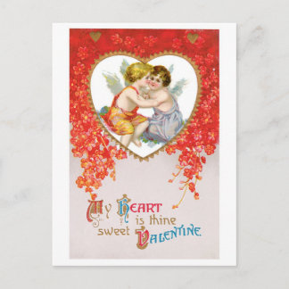 Antique Valentine Holiday Postcard