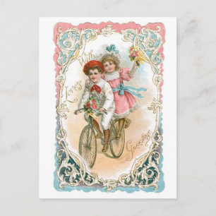 Antique Valentine Holiday Postcard
