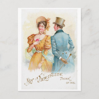 Antique Valentine Holiday Postcard