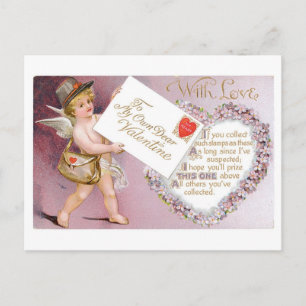 Antique Valentine Holiday Postcard
