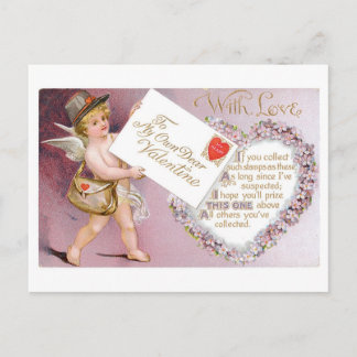 Antique Valentine Holiday Postcard
