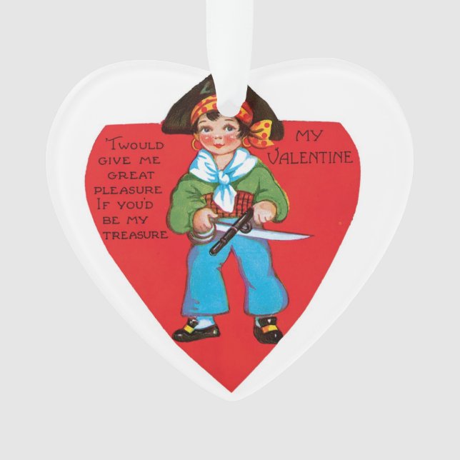 Antique Valentine Ornament (Front)