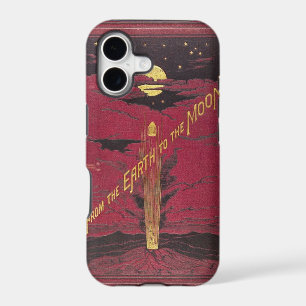 Antique Verne From The Earth To The Moon Book iPhone 17 Case