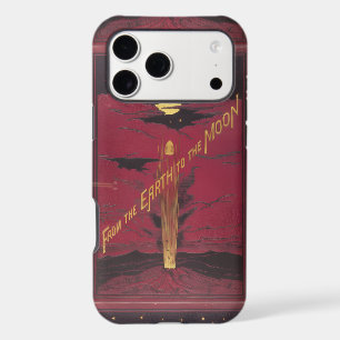 Antique Verne From The Earth To The Moon Book Iphone 18 Pro Max Case