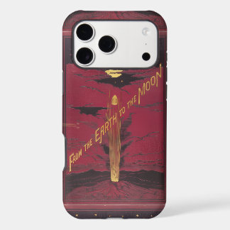 Antique Verne From The Earth To The Moon Book Iphone 18 Pro Max Case