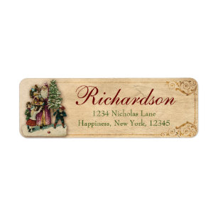 Santa Claus Return Address Labels | Zazzle