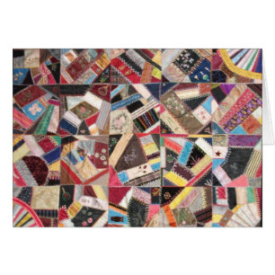 Antique, Victorian-Era, Crazy Quilt