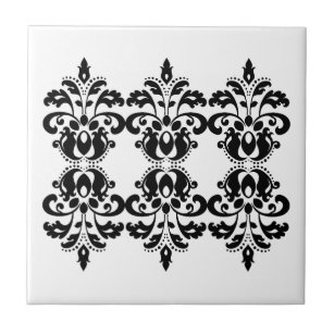 Antique victorian lolita damask pattern ceramic tile