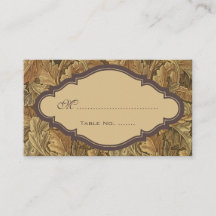 Antique Victorian Warm Autumn Leaves Wedding