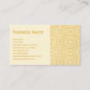 Antique Victorian William Morris Flowers Floral Business Card