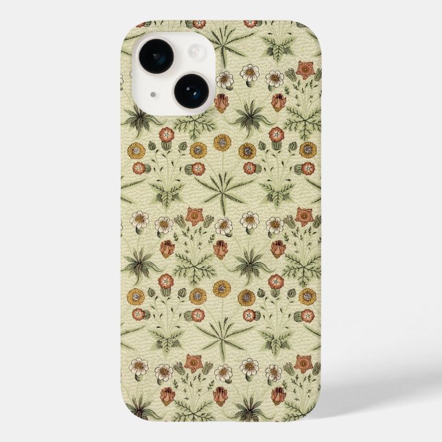 Antique Victorian William Morris Garden Flowers Case-Mate iPhone Case (Back)