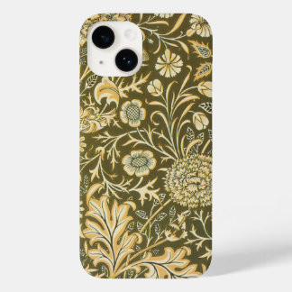 Antique Victorian William Morris Garden Flowers Case-Mate iPhone 14 Case