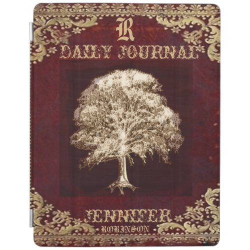 Antique Vintage Book Look iPad Smart Cover