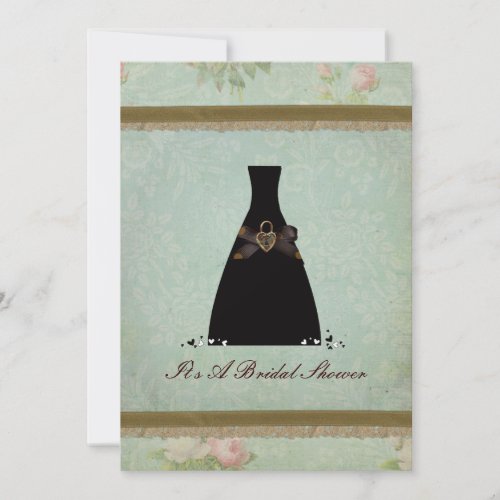 Antique Vintage Bridal Shower invitation