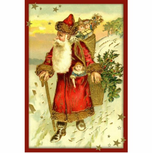 Antique Vintage Father Christmas Santa Ornament