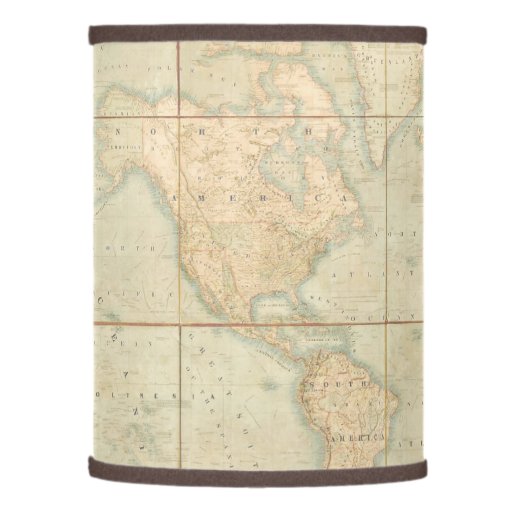Antique Vintage Map of the World Lamp Shade Zazzle