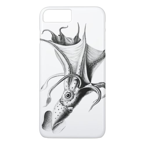 Antique vintage nautical squid kraken octopus iPhone 8 plus7 plus case