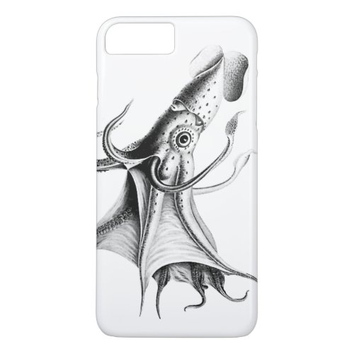 Antique vintage nautical squid kraken octopus iPhone 8 plus7 plus case