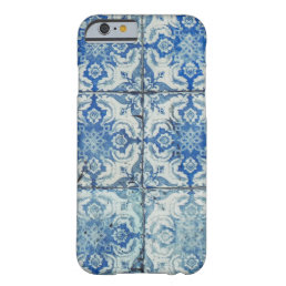 Antique Vintage Portuguese Tiles Pattern - Azulejo Barely There iPhone 6 Case