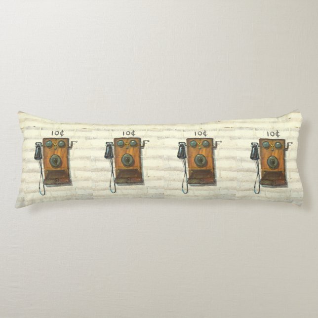 antique wall phone body pillow (Front)