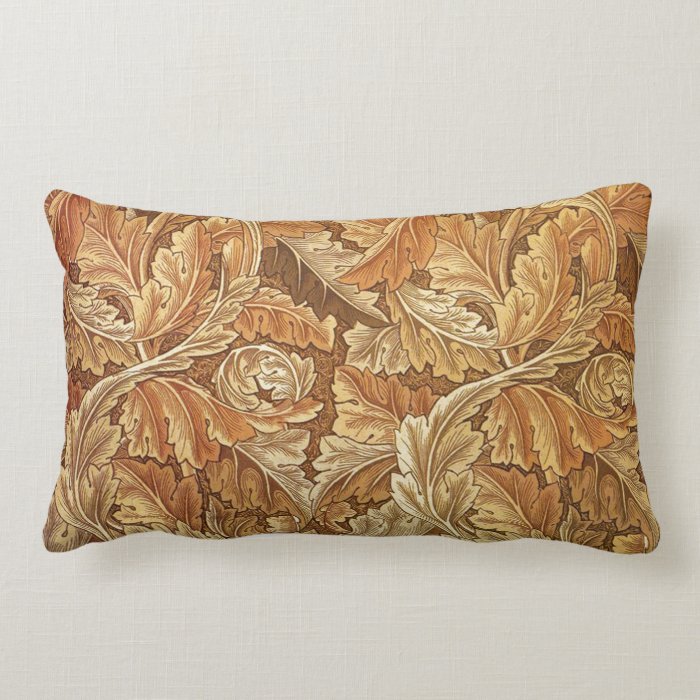Antique Wallpaper Leaves   Acanthus Pillows