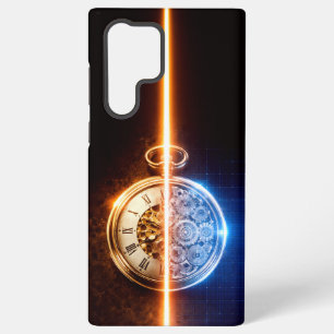 Antique Watch Blueprint Samsung Galaxy S22 Ultra Case