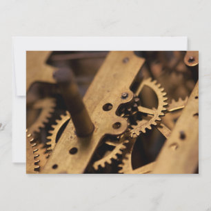 Antique Watch Internal Parts Thank You Card