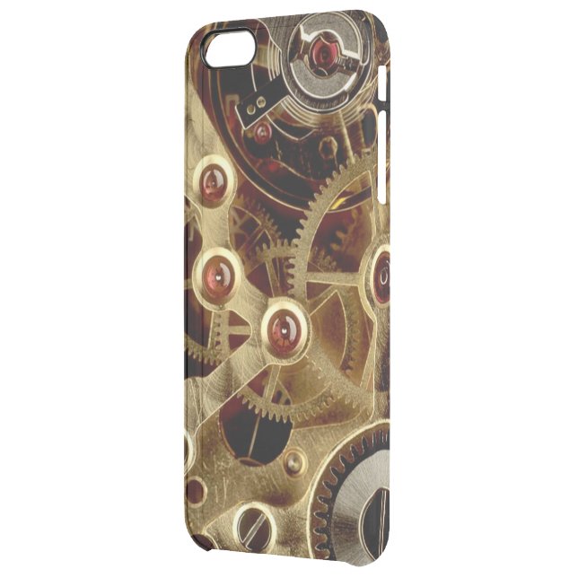 Antique Watch Mechanism Uncommon iPhone Case (Back Left)
