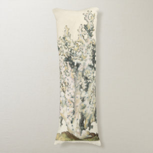 Antique Watercolor Coral Body Pillow
