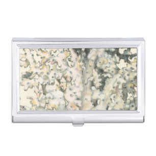 Antique Watercolor Coral Business Card Case