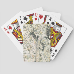 Antique Watercolor Coral Poker Cards