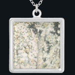 Antique Watercolor Coral Silver Plated Necklace<br><div class="desc">This amazing watercolor  art print is perfect for your beach collection. This image is simple and beautiful to add to any product offered. The coral is quite vivid  and does a great job capturing the sense of sea life. Get this decorative art piece today of these sea plants.</div>