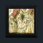 Antique Wedding Bridal Keepsake Box<br><div class="desc">This beautiful illustration of antique brides is from an illustration created in 1861.</div>