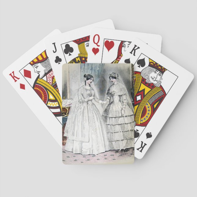 Antique Wedding Poker Cards (Back)